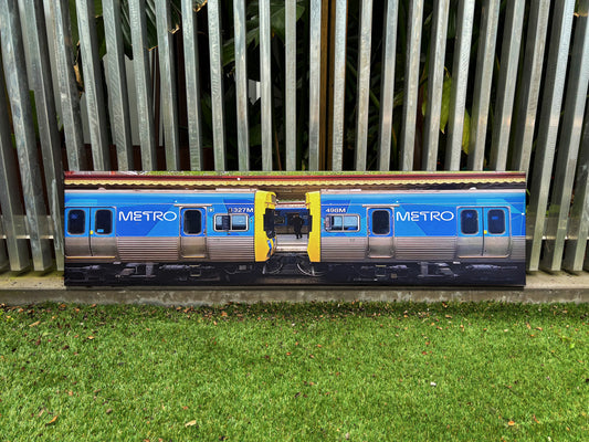 Melbourne Metro 'COMENG' Train Canvas - 1st Edition