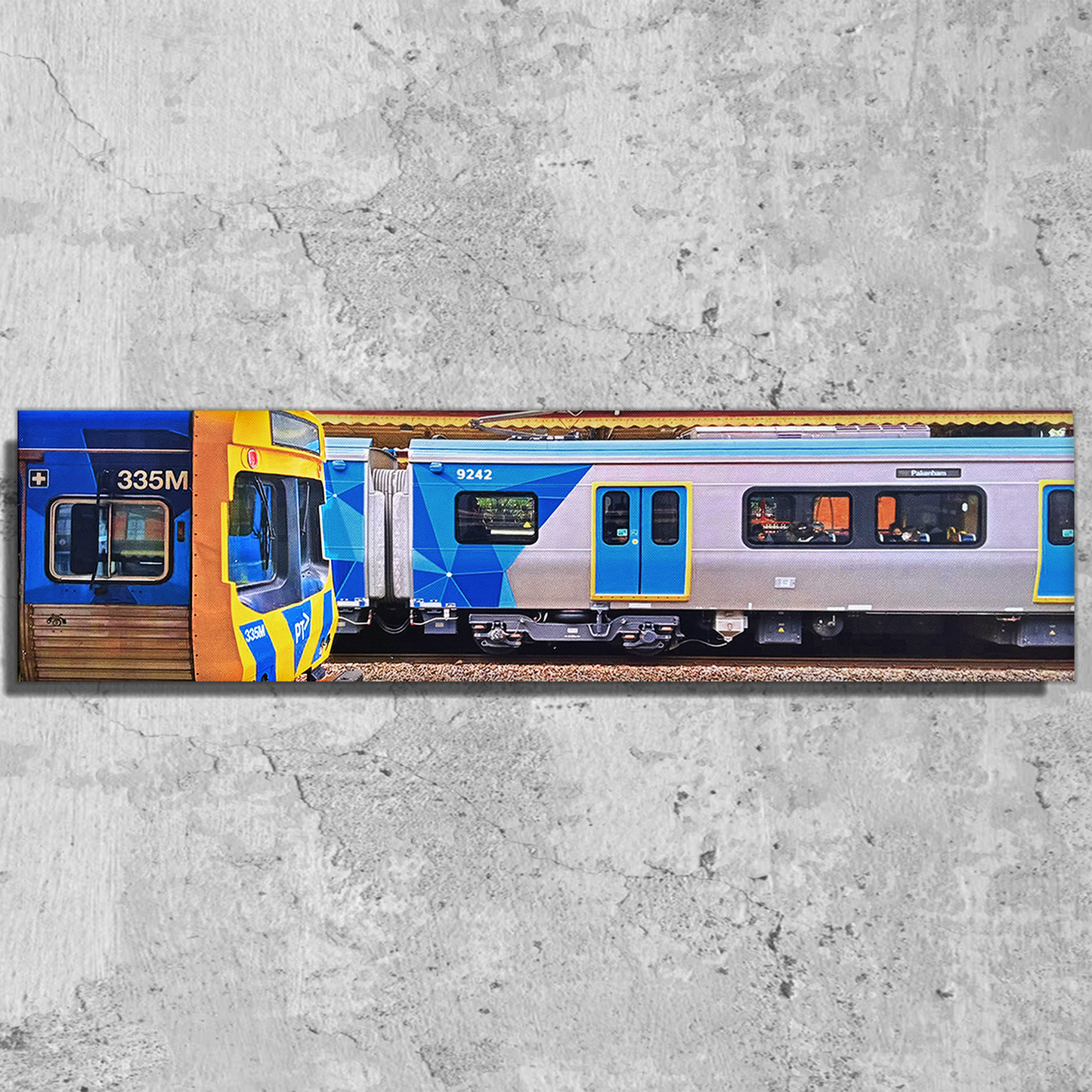 Melbourne Metro 'HCMT' & 'COMENG' Train Canvas