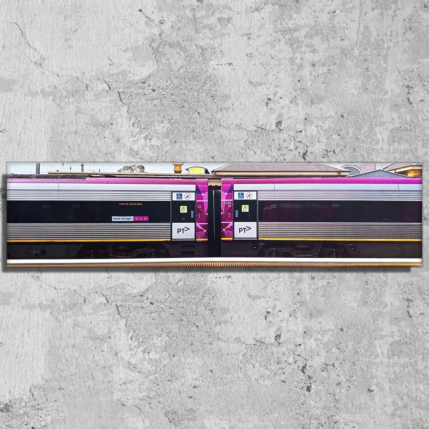 Melbourne V/Line 'VLOCITY' Train Canvas